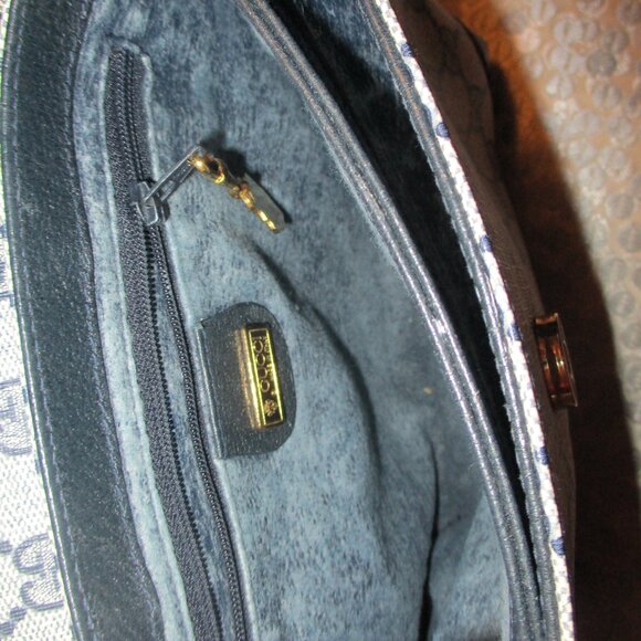 authentic gucci small crossbody blue in great shape 9x 7" approx - Picture 4 of 5